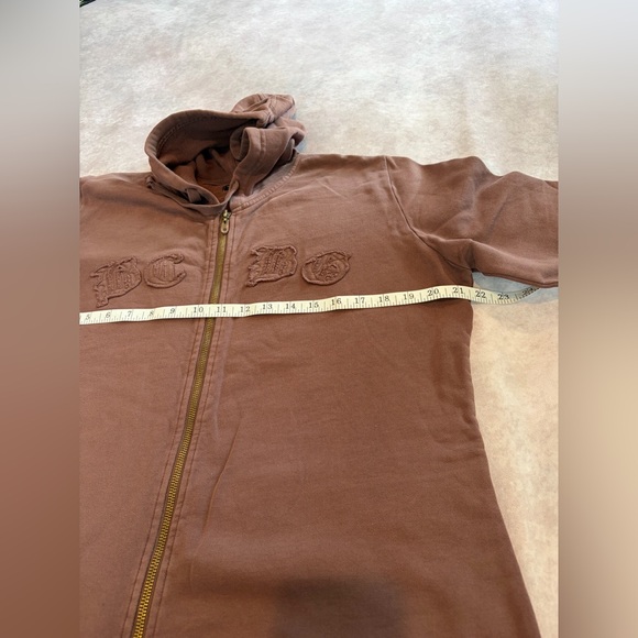 BCBG Maxazria:XL Women Brown Hoodie and Sweatpants Set 100% Cotton - Picture 5 of 13